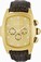 Invicta Gold Quartz Watch #0068 (Men Watch)