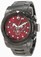 Invicta Red Dial Tungsten Band Watch #0317 (Men Watch)