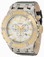 Invicta Beige Dial Stainless Steel Band Watch #10079 (Men Watch)