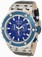 Invicta Blue Dial Chronograph Stop-watch Watch #10085 (Men Watch)