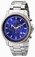 Invicta Blue Dial Stainless Steel Watch #10301 (Men Watch)