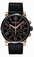 MontBlanc Timewalker Automatic Chronograph Date Black Leather Watch# 104668 (Men Watch)