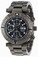 Invicta Black Dial Stainless Steel Band Watch #10487 (Men Watch)