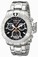 Invicta Black Dial Stainless Steel Watch #10646 (Men Watch)