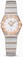 Omega Constellation Quartz Mother of Pearl Diamond Dial 18k Rose Gold Bezel 18k Rose Gold and Stainless Steel Watch# 123.20.24.60.55.007 (Women Watch)