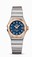 Omega Constellation Co-Axial Chronometer Automatic Diamond Hour Indexes Dial Date 18k Rose Gold and Stainless Steel Watch# 123.20.27.20.53.001 (Women Watch)
