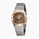 Omega Brown Dial Fixed 18kt Rose Gold Band Watch #123.20.27.60.63.003 (Men Watch)