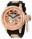 Invicta Rose Gold Dial Luminous Watch #1244 (Men Watch)