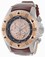 Invicta Excursion Quartz Chronograph Date Brown Leather Watch # 12694 (Men Watch)