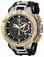 Invicta Black Dial Luminescent Hands Stop Watch Watch #12879 (Men Watch)