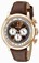 Invicta Brown And Silver Quartz Watch #13059 (Men Watch)