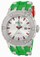 Invicta Reserve Quartz Analog GMT Date Green Polyurethane Watch # 14176 (Men Watch)