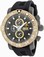 Invicta Black Dial Polyurethane Band Watch #14229 (Men Watch)