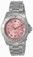 Invicta Angel Quartz Analog Date Pink Dial Stainless Steel Watch # 14360 (Women Watch)