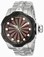 Invicta Venom Quartz Analog Black Bezel Stainless Steel Watch # 14602 (Men Watch)