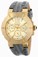 Invicta Angel Quartz Analog Day Date Grey Leather Watch # 14741 (Women Watch)