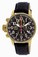 Invicta I Force Quartz Chronograph Date Black Cloth Watch # 1515 (Men Watch)