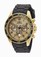 Invicta Speedway Quartz Chronograph Date Black Polyurethane Watch # 15414 (Men Watch)