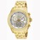 Invicta Silver Dial Fixed Gold-plated Band Watch #16262 (Men Watch)