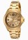 Invicta Specialty Quartz Analog Date Gold Dial Stainless Steel Watch # 16327 (Women Watch)