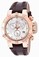 Invicta White Dial Leather Band Watch #16697 (Women Watch)