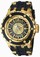 Invicta Subaqua Quartz Analog Date Black Rubber Watch # 16815 (Men Watch)