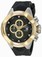 Invicta I Force Quartz Chronograph Date Black Silicone Watch # 16905SYB (Men Watch)