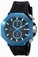 Invicta I Force Quartz Multifunction Dial Black Silicone Watch # 16917 (Men Watch)