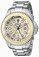 Invicta Gold-tone Dial 18kt. Gold Plated Stainless Steel Watch #16962 (Men Watch)