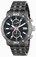 Invicta Black Dial Measures Seconds Chronograph Light Watch #17733 (Men Watch)