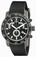 Invicta Specialty Black Dial Chronograph Date Black Silicone Watch # 17776 (Men Watch)