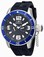 Invicta Blue Dial Blue Polyurethane Watch #1791 (Men Watch)