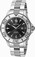 Invicta Black Dial Stainless Steel Band Watch #17973 (Men Watch)
