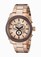Invicta Rose Gold Dial Stainless Steel Watch #18193 (Men Watch)