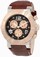 Invicta Black Dial Chronograph Luminous Stop-watch Watch #1852 (Men Watch)