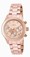 Invicta Rose Gold Dial Stainless Steel Band Watch #19218 (Women Watch)