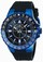 Invicta Aviator Quartz Analog Date Black Silicone Watch # 19269 (Men Watch)