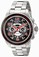 Invicta Black Skeleton Quartz Watch #19284 (Men Watch)