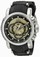 Invicta S1 Rally Quartz Chronograph Date Black Silicone Watch # 19321 (Men Watch)