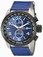 Invicta Blue Dial Nylon Watch #19411 (Men Watch)