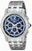 Invicta Blue Dial Stainless Steel Band Watch #19464 (Men Watch)