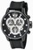 Invicta S1 Rally Black Dial Chronograph Date Black Polyurethane Watch # 19623 (Men Watch)