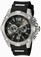 Invicta Black Dial Stainless steel Band Watch # 19656 (Men Watch)