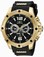 Invicta I Force Quartz Multifunction Dial Black Polyurethane Watch # 19658 (Men Watch)