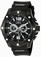 Invicta Black Dial Rubber Watch #19662 (Men Watch)