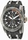 Invicta Aviator Quartz Chronograph Black Polyurethane Watch # 19677 (Men Watch)