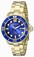 Invicta Blue Dial Stainless Steel Band Watch #19818 (Women Watch)
