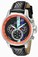 Invicta Black And Orange (blue Accented) Quartz Watch #19897 (Men Watch)