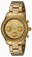 Invicta Champagne Dial Fixed Yellow Gold-plated Band Watch #20266 (Women Watch)