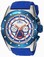 Invicta Speedway Quartz Chronograph Date Blue Polyurethane Watch # 20304 (Men Watch)